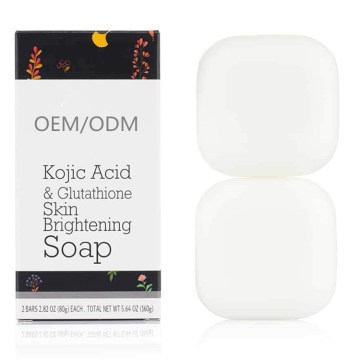 OEM/ODM Kojic Acid &amp; Glutathion Skin Brightening Soap Hydrating &amp; Cleansing Body Bar Soap